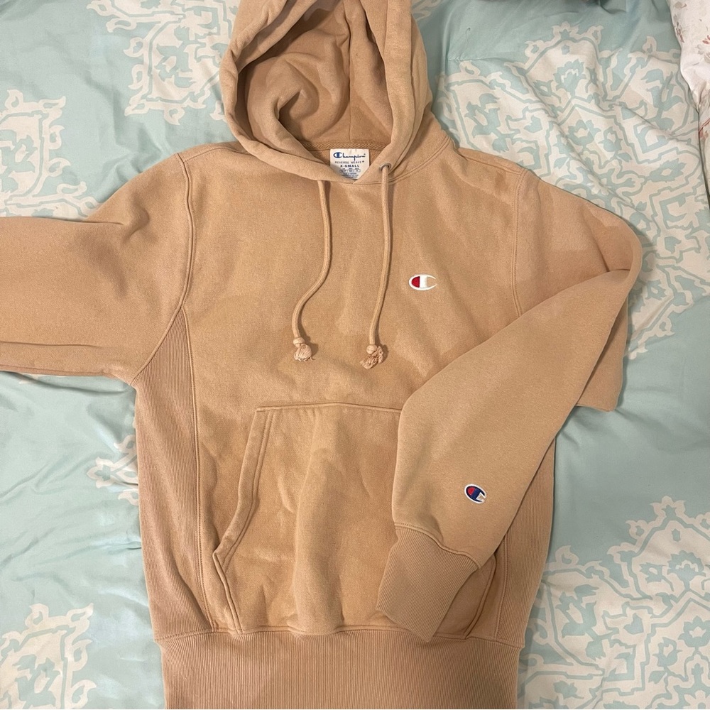 Champion beige hoodie